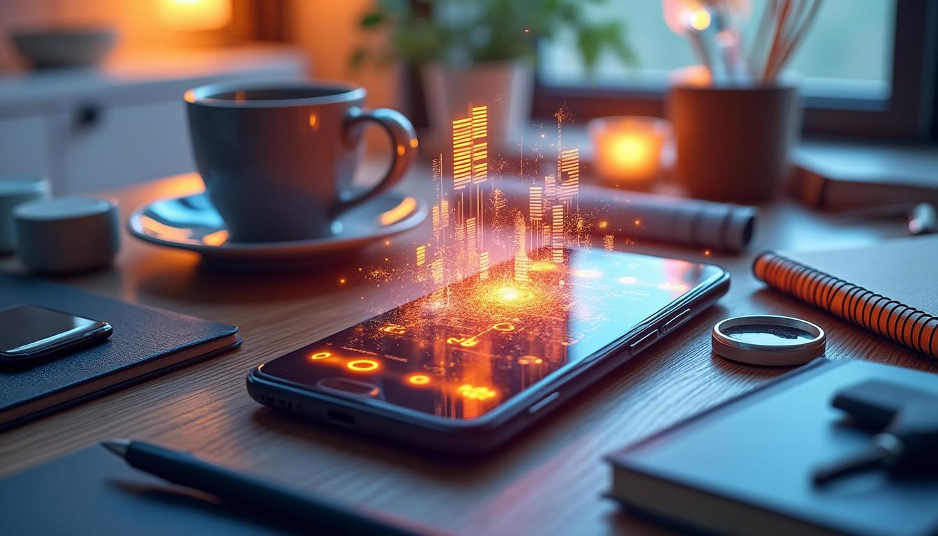 Les smartphones deviennent de plus en plus intelligents, intégrant l&rsquo;IA dans la vie quotidienne.