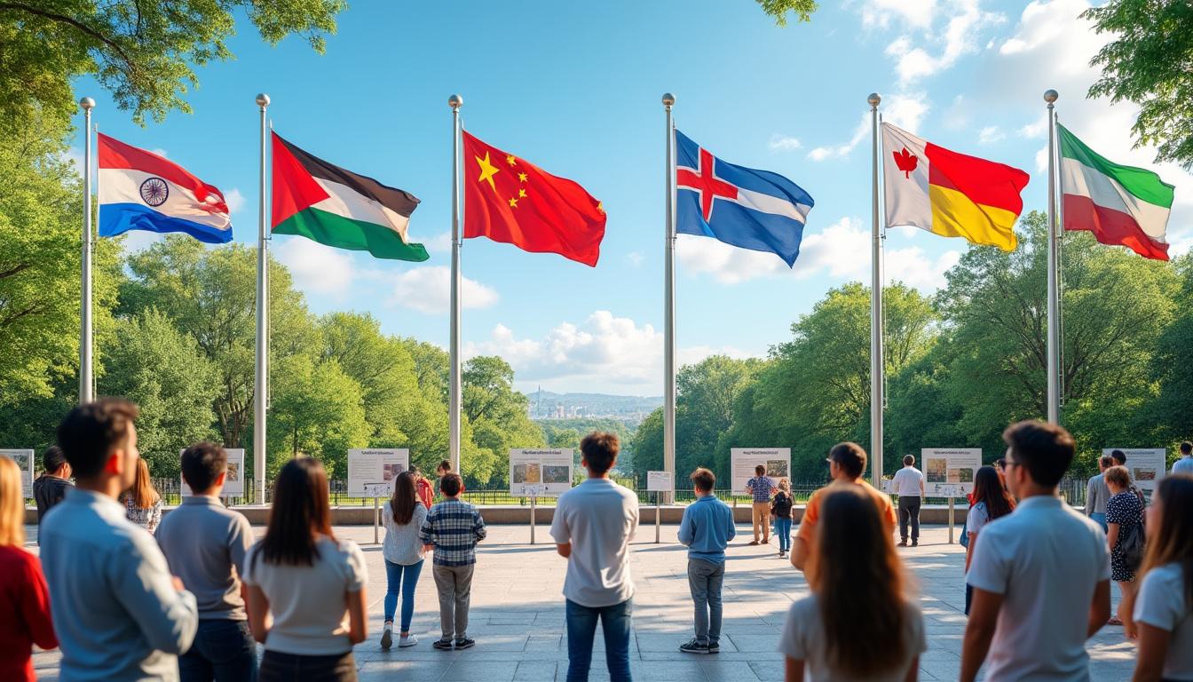 Observer les drapeaux et ce qu&rsquo;ils représentent